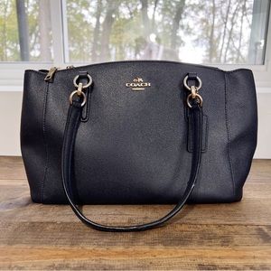 Coach Mini Christie Carryall Bag in Midnight